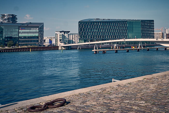 Bryggebroen Blick in Richtung Fisketorvet