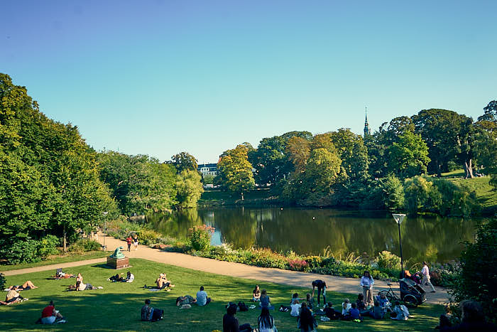 Ørstedsparken Kopenhagen Picknick Entspannung