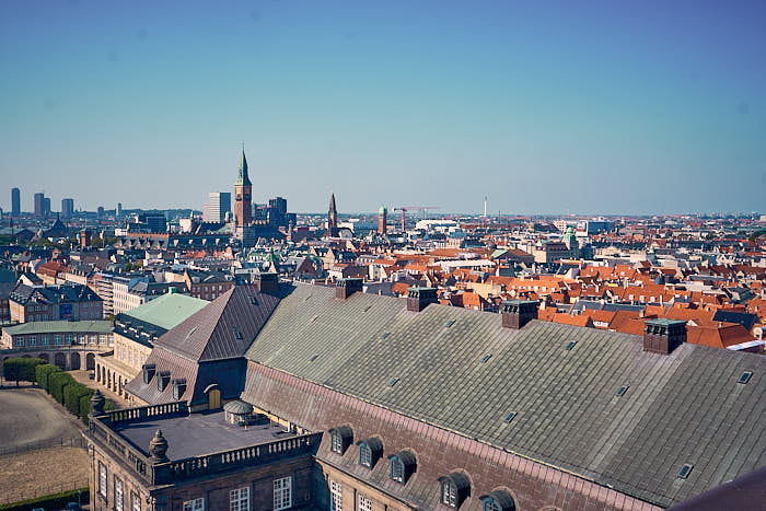 Aussicht vom Tårnet Christiansborg Slot Kopenhagen