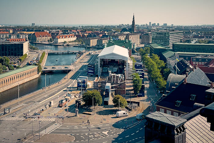 Børsen Kopenhagen nach dem Brand