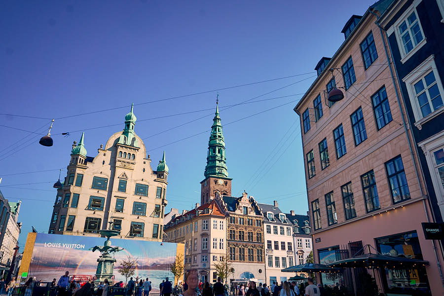 Einkaufsstraße Strøget Kopenhagen