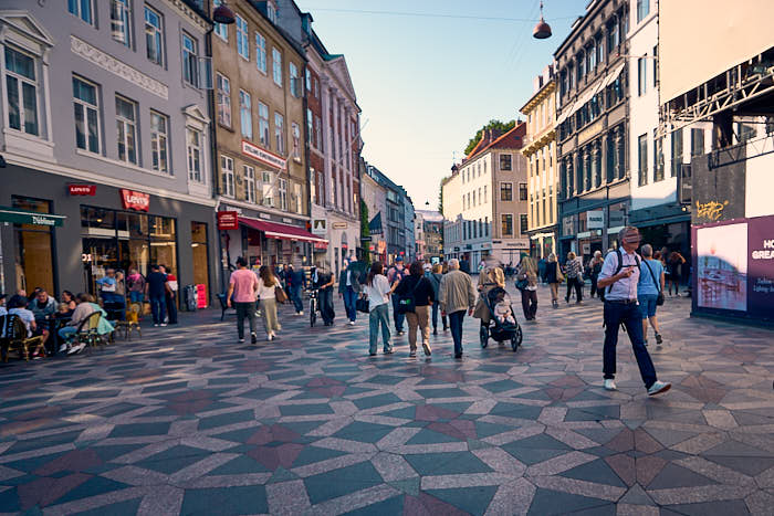 Flaniermeile Strøget Kopenhagen