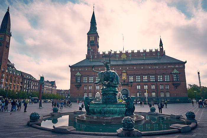 Rådhuspladsen Kopenhagen Rathausplatz