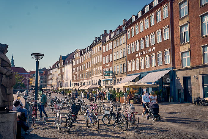 Spaziergang Restaurants Gammel Strand