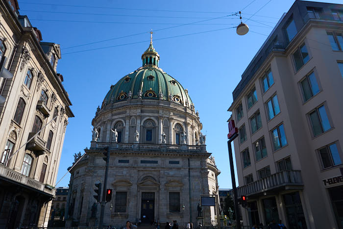 Ansicht Frederiks Kirke Kopenhagen