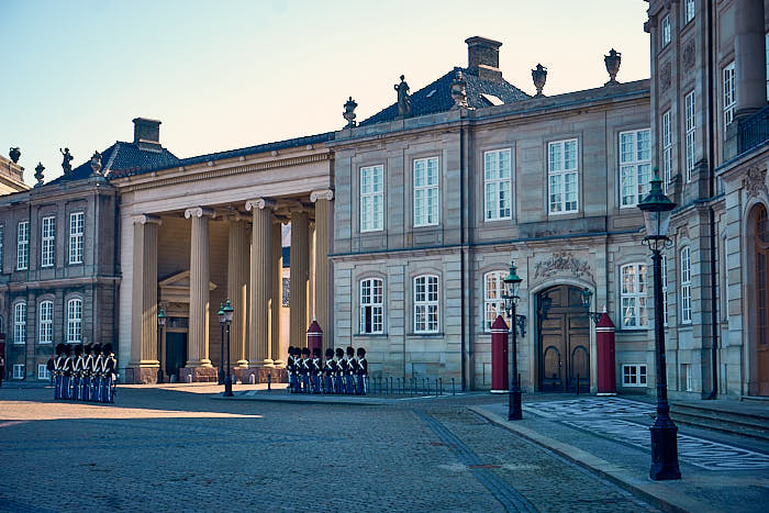 Ansicht Schloss Amalienborg Kopenhagen