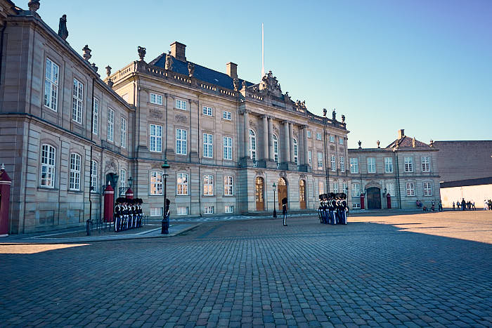 Wachablösung Schloss Amalienborg Kopenhagen